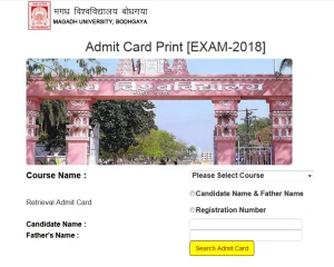 Magadh University Admit Card 2019- Part 1 2 3 Ba Bsc B.Com Exam Date
