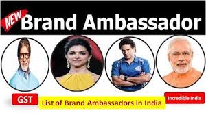 Brand Ambassador Of India 2018 In Hindi Brand Ambassador List 2018 Pdf