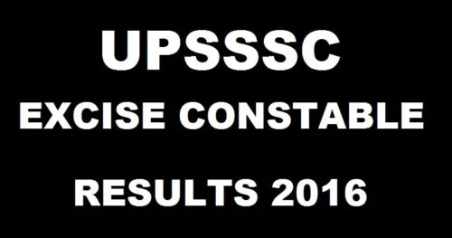 UPSSSC Excise constable Result 2016 Abkari Sipahi Exam, Updates
