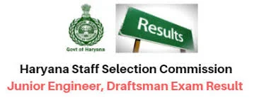 Haryana Junior Engineer Result 2019 Latest News