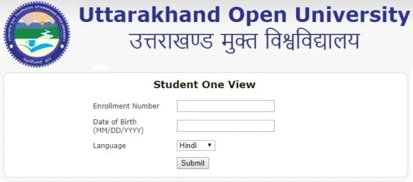 Uttarakhand Open University Results