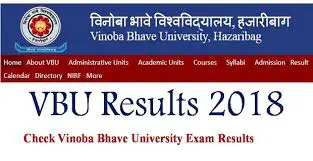 Home » Blog » University Results » Vinoba Bhave University Result Regular/ Supply Sem Wise 2017-18 Vinoba Bhave University Result Regular