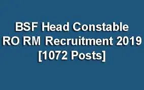 BSF HC RO & RM Syllabus Exam Pattern 2019 -Full Overview