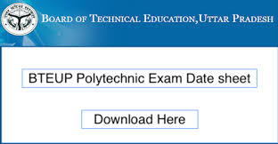 UPBTE Polytechnic Exam Scheme 2019 ODD / Even 1st,5th Semester back Exam