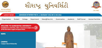 Saurashtra University 1/2/3/4/5/6th Sem Result