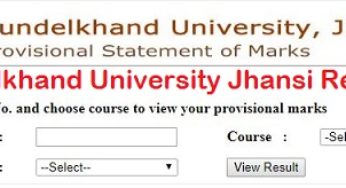BU Jhansi B.Ed Result 2024 1st & 2nd Year exams