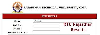RTU 8th Sem Results 2019