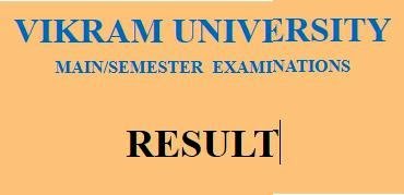 Vikram University Results 2020