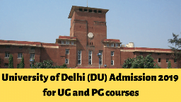 DU Cut Off 2019 -Delhi University 1st Admission List Science Art Commerce