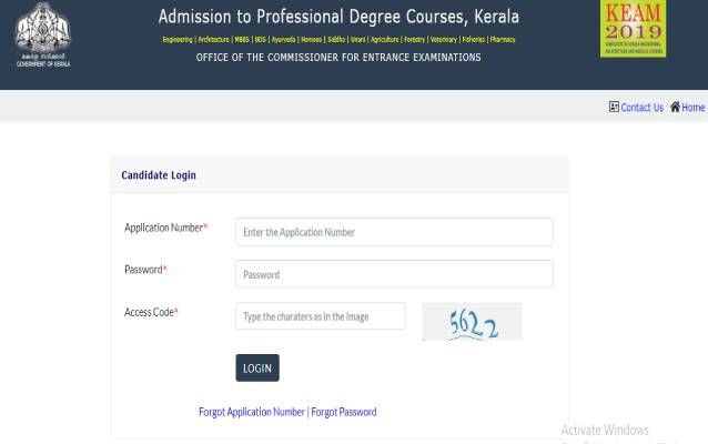 Kerala KEAM Counselling 2019