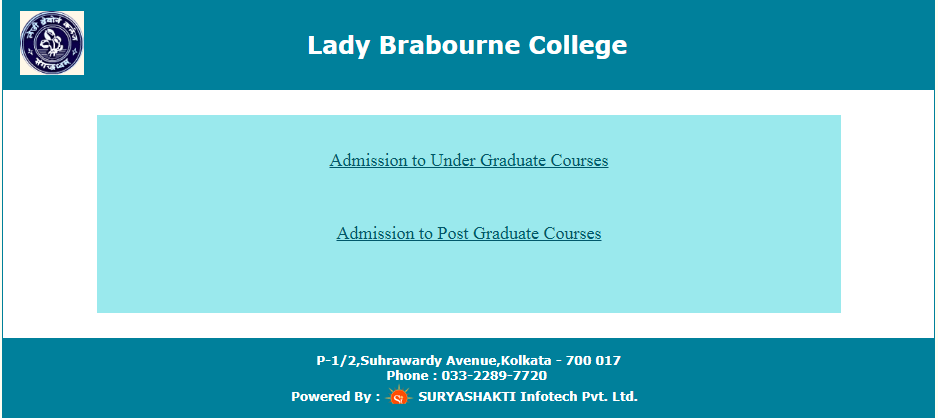 Lady Brabourne College Merit List 2019