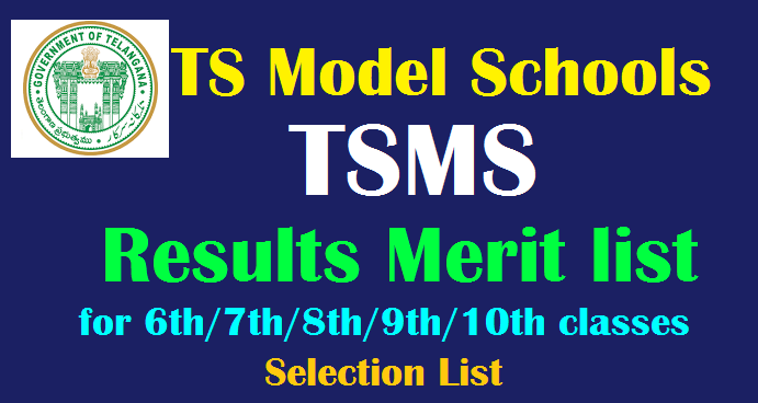 TSMS Results 2019 -TS Model School Entrance 6th 7th 8th 9th 10th Merit List