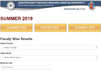 RTM Nagpur University Summer Results 2019