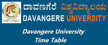 Davangere University Time Table 2019
