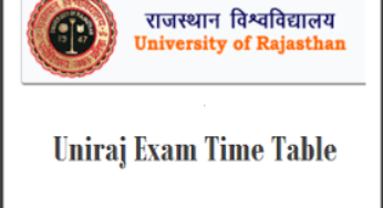 Rajasthan University BSc 1st Year Time Table 2024 डाउनलोड करें UNIRAJ BSc Part 1 Time table @ uniraj.ac.in