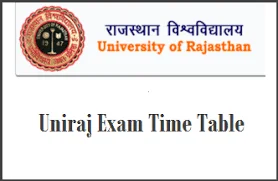 rajasthan university time table