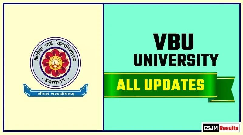 Vinoba Bhave University Schedule