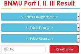 BNMU Result Part 1 2 3 Final Year