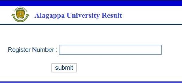 Alagappa University Result