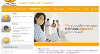 Calorx Teachers University Result 2024: B.A, B.Ed, PG 1,2,3 Year Sabarmati University