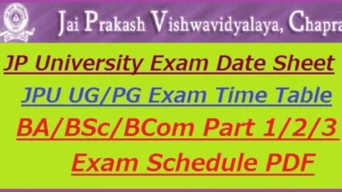Jai Prakash University Time table