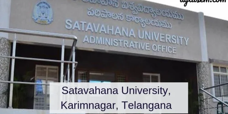 Satavahana University Admit Card