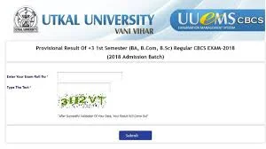 Utkal University Result 2020
