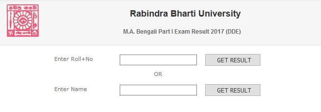 Rabindra Bharati University Result