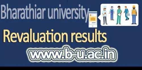 Bharathiar University Revaluation Result