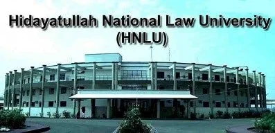 Hidayatullah National Law University Result