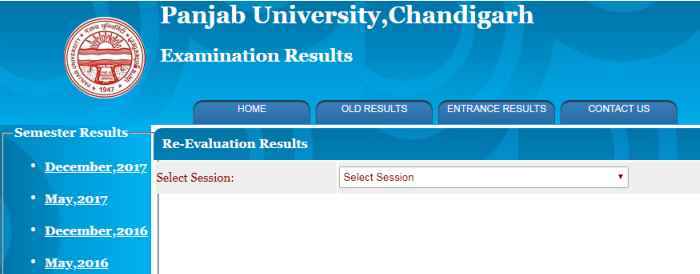 Panjab University Revaluation Result 2020