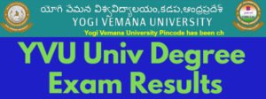 Yogi Vemana University Revaluation Result