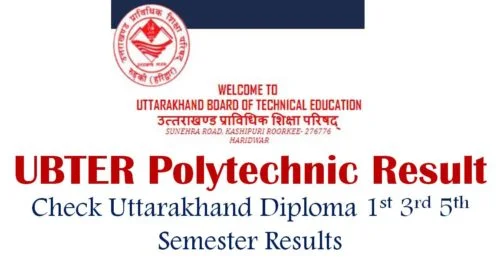 UBTER Polytechnic 1st 3rd 5th Semester Results