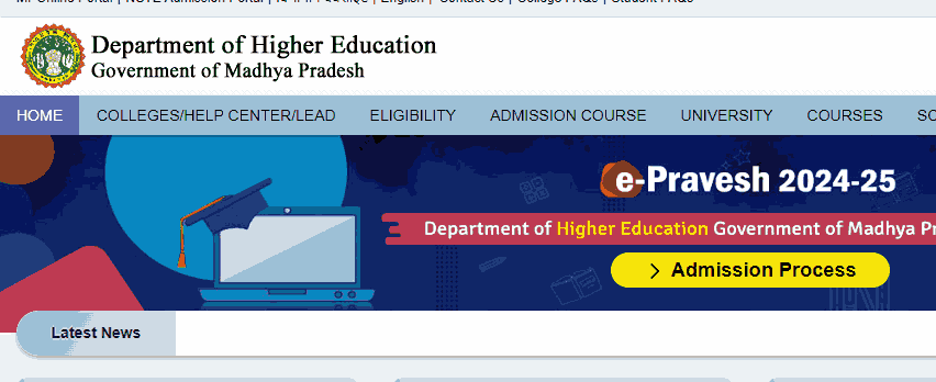 Epravesh MP Admission