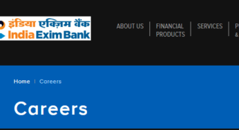 India Exim Bank MT Recruitment 2024 Online Form